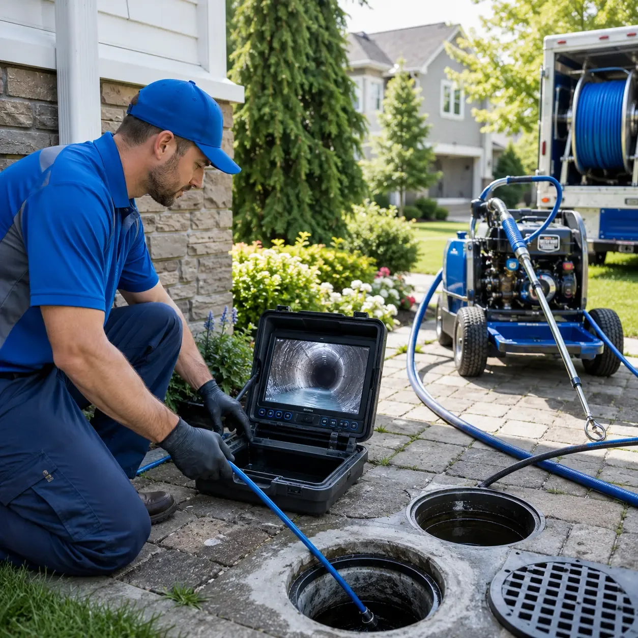 Outdoor drain cleaning professionals serving Robins, IA