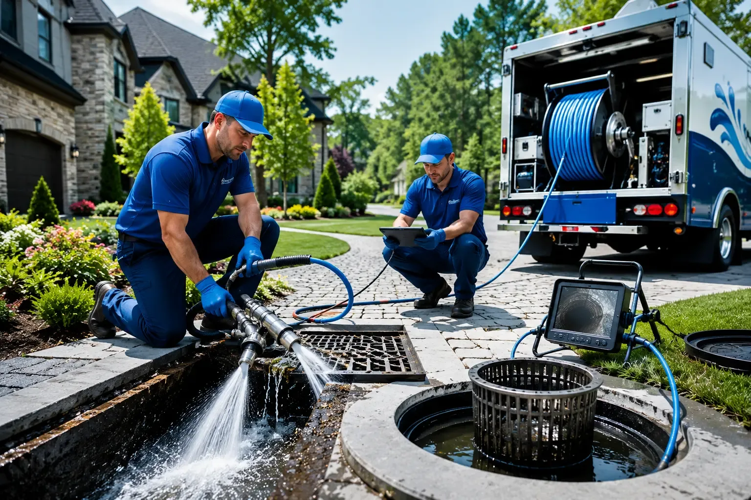 Local outdoor drain cleaning professionals in Robins, IA